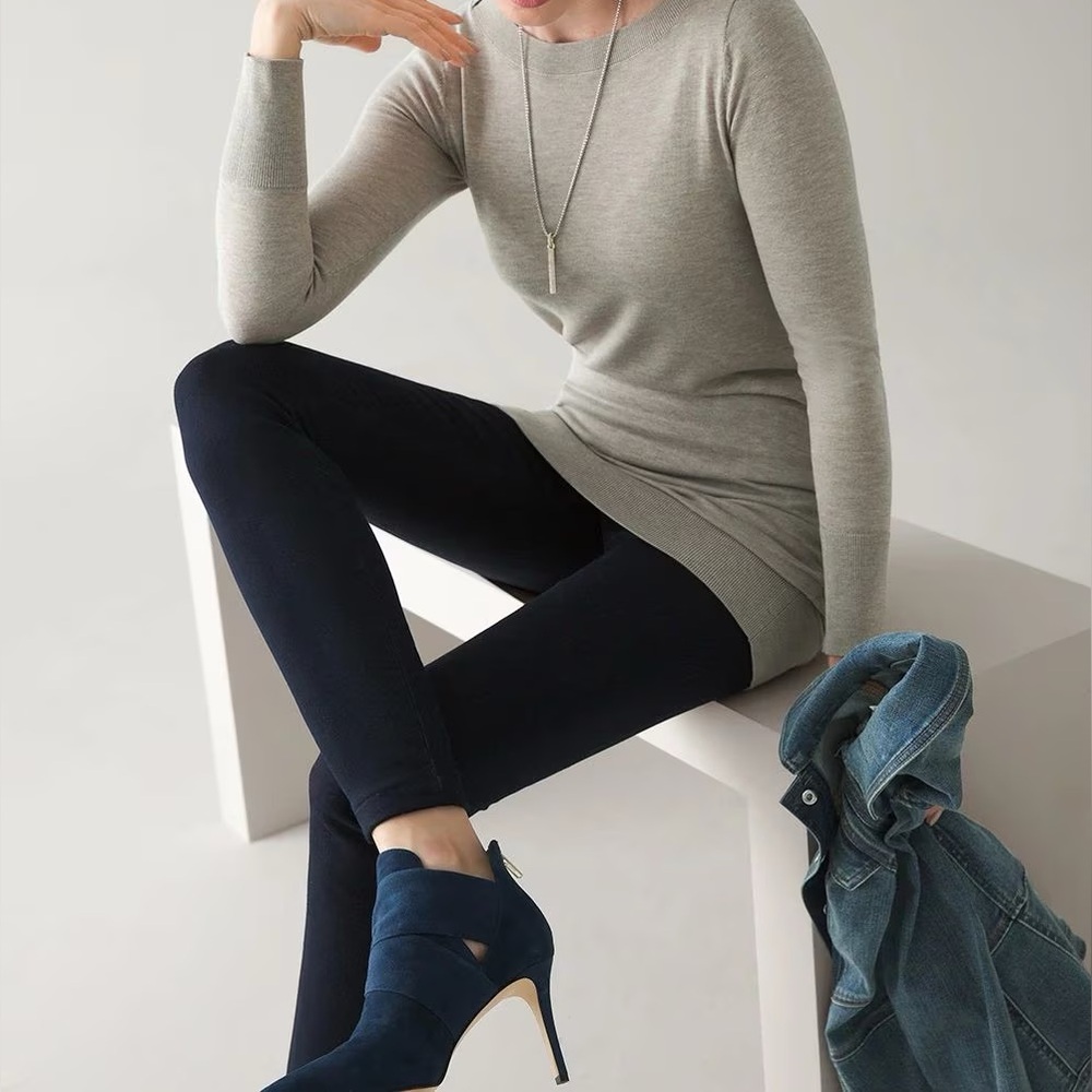 WHBM Denim Runway Legging
